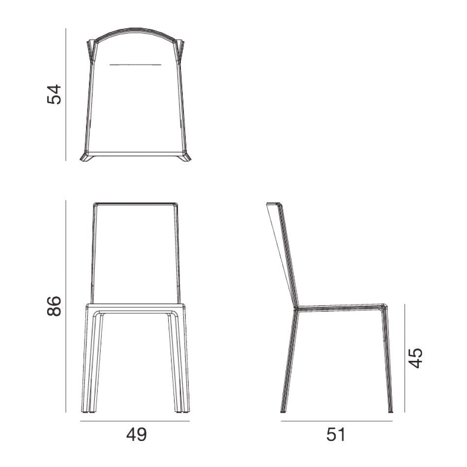 Norma 1702 Stuhl Leder