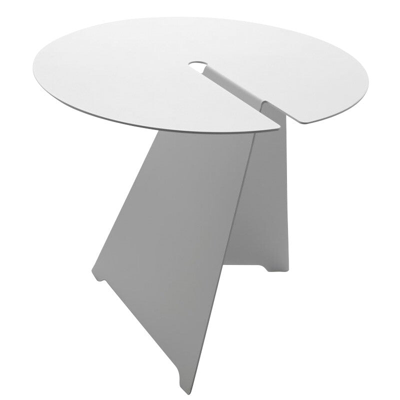 Abra Beistelltisch Ø49cm Weiß