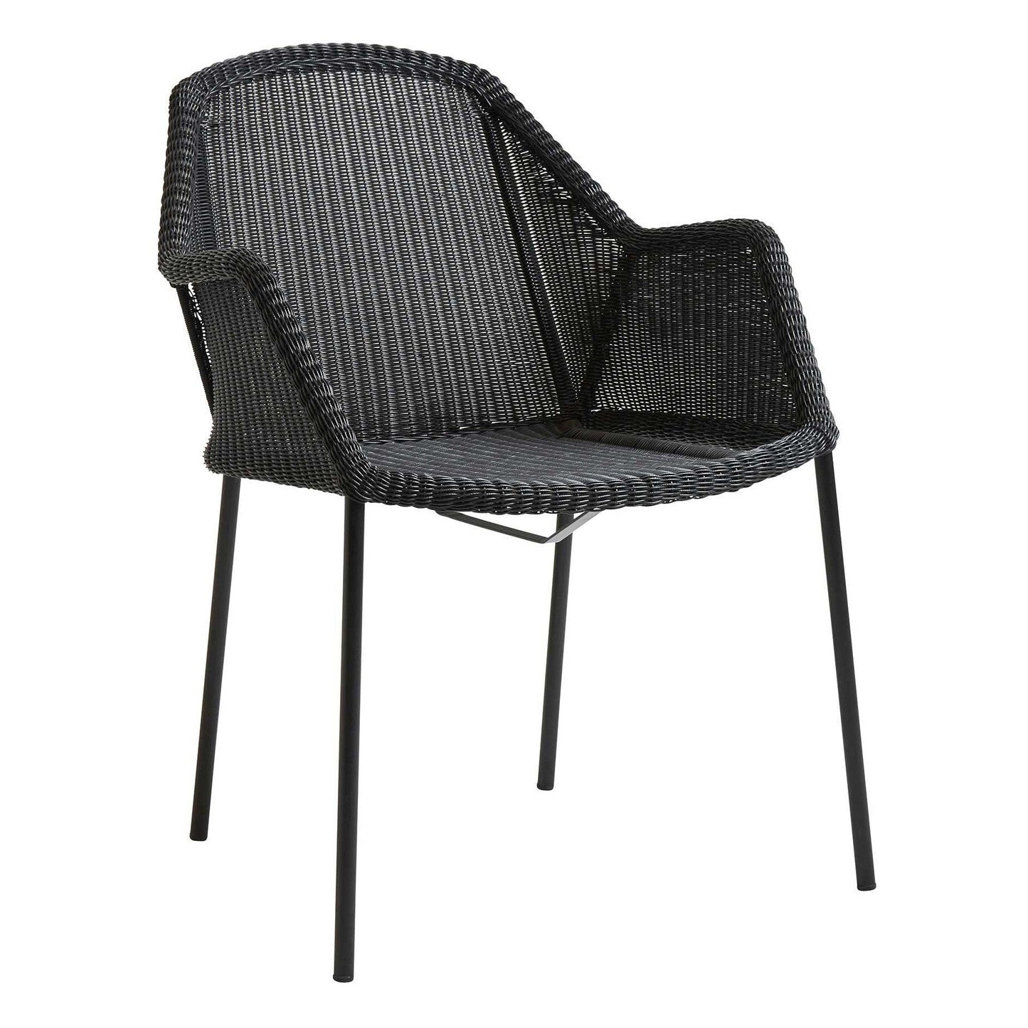 Breeze Gartenarmlehnstuhl Schwarz