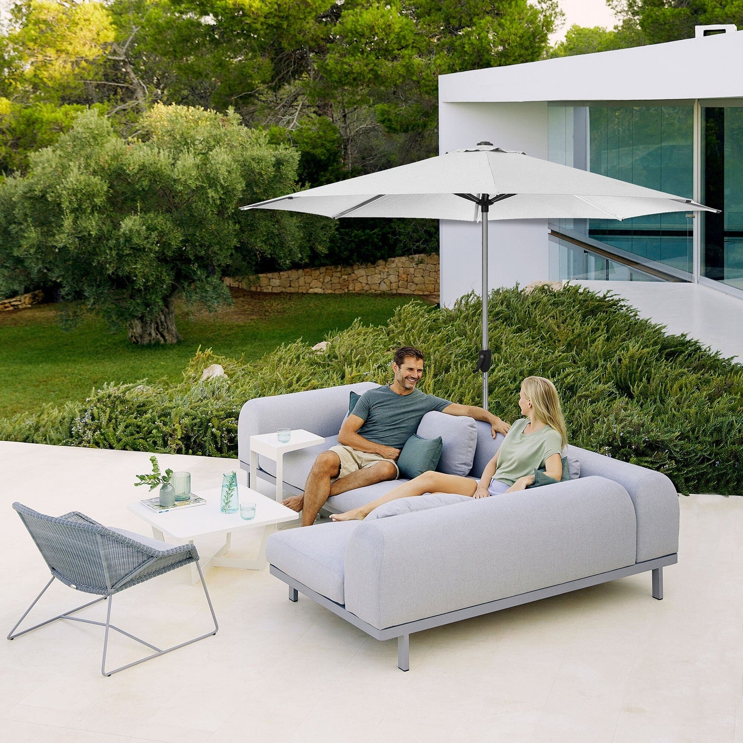 Sunshade Sonnenschirm Anthrazit