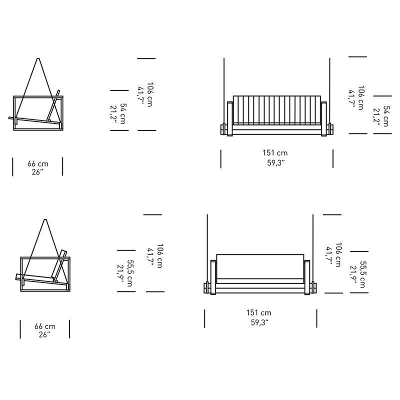 BK13 Schaukelsofa
