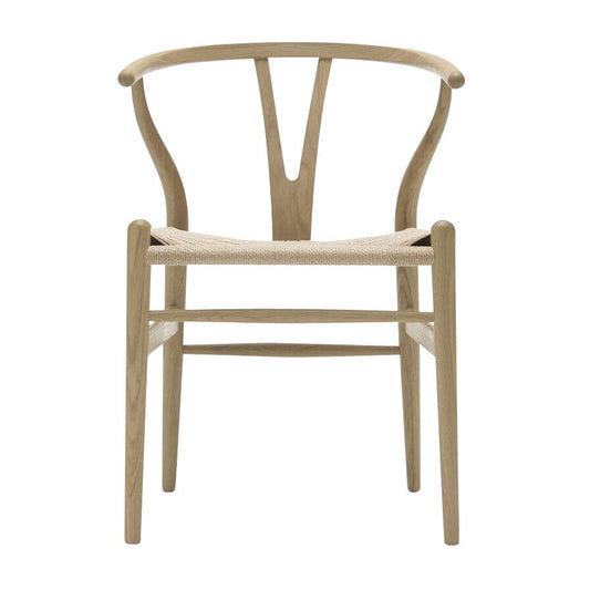 CH24 Wishbone Chair Gestell Eiche Schwarz