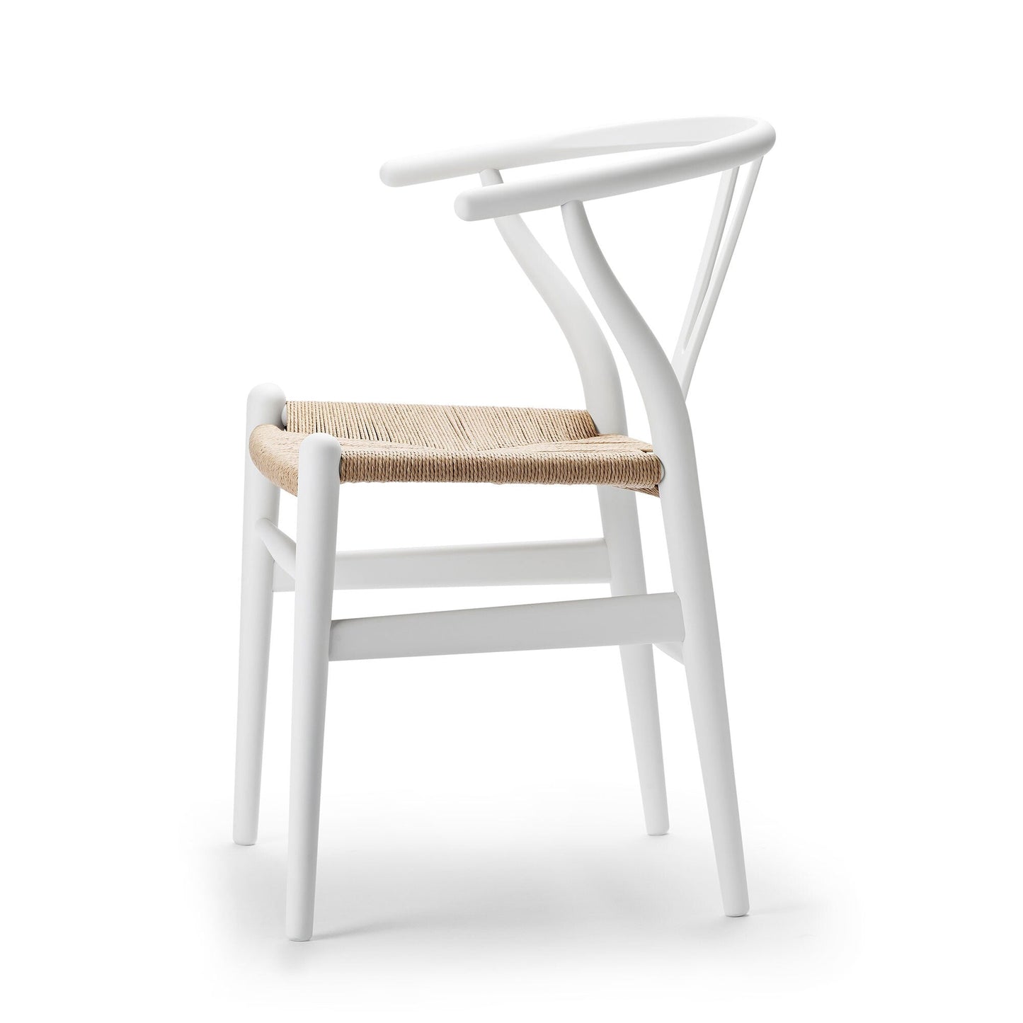 CH24 Soft Wishbone Chair Gestell Buche 2er Set Weiß