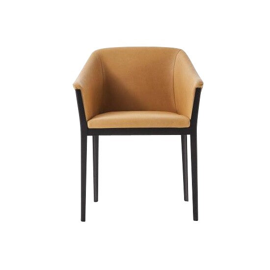 140 Cotone Slim Armlehnstuhl Schwarz