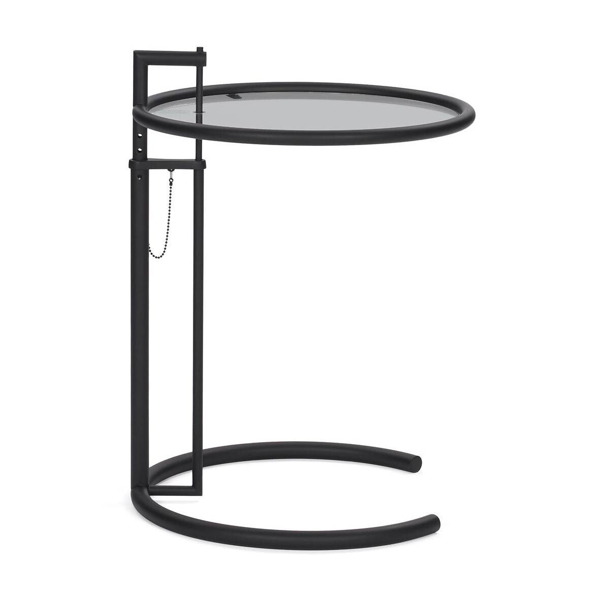 Adjustable Table E 1027 Black Version Beistelltisch Schwarz
