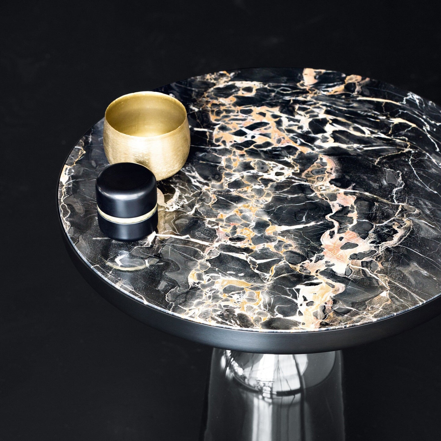 Bell Side Table Beistelltisch Messing Marmor