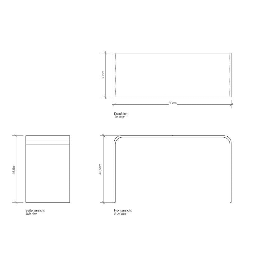 DW 80 Badhocker XL Weiß