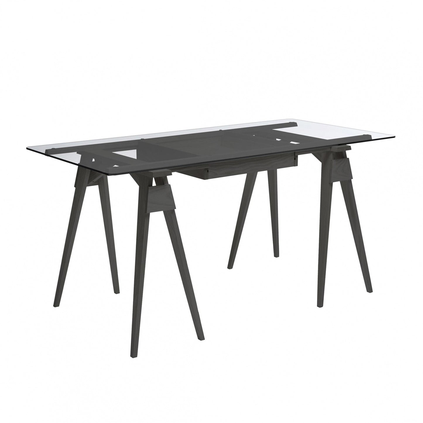 Arco Schreibtisch 150x75x74cm Schwarz