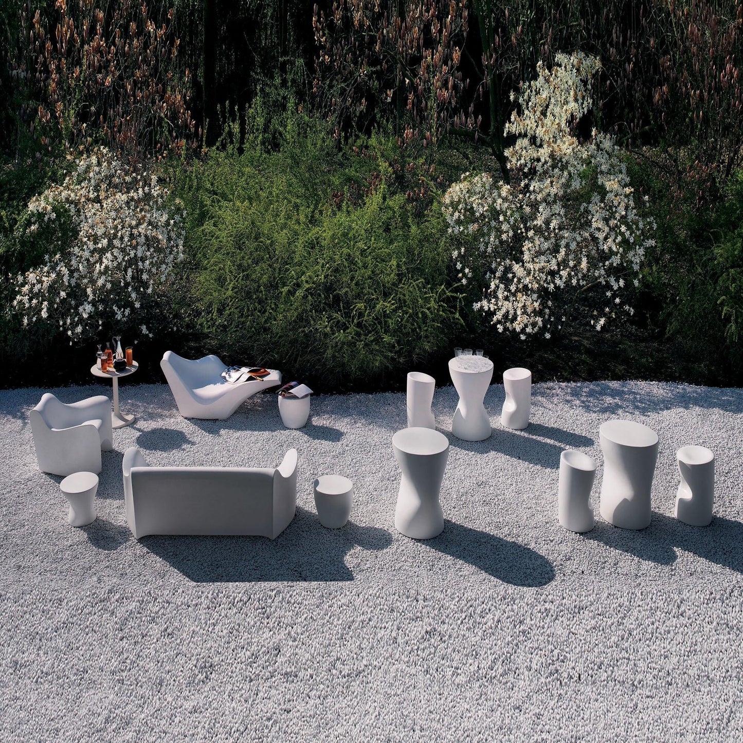Aktionsset Tokyo Pop Outdoor Sofa und Sessel Weiß