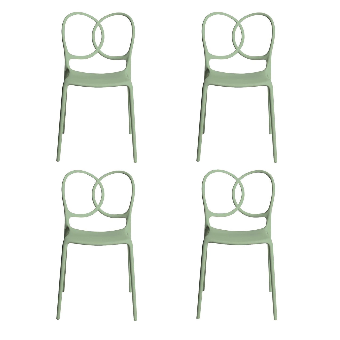 Sissi Gartenstuhl 4er Set Weiß