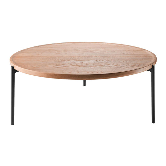 Savoye Couchtisch Ø 90cm Schwarz