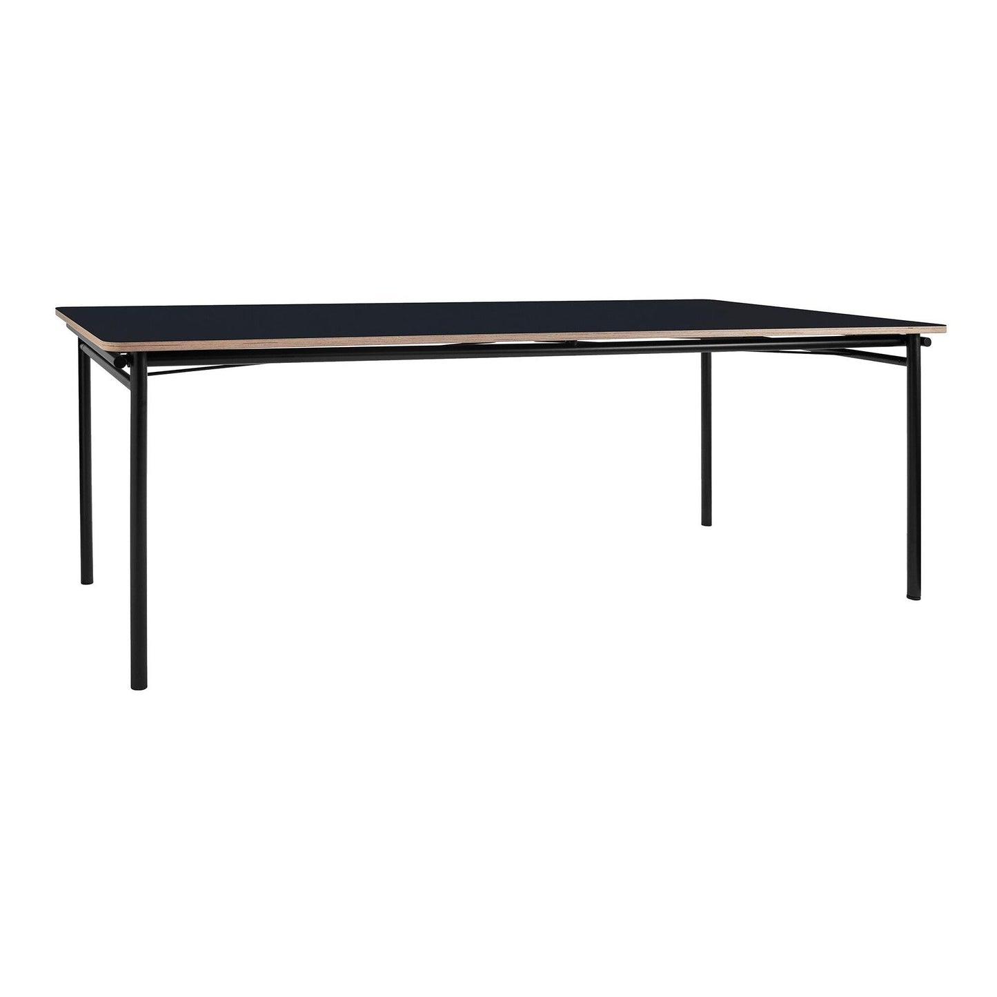 Taffel Esstisch ausziehbar 200x90x74cm Schwarz