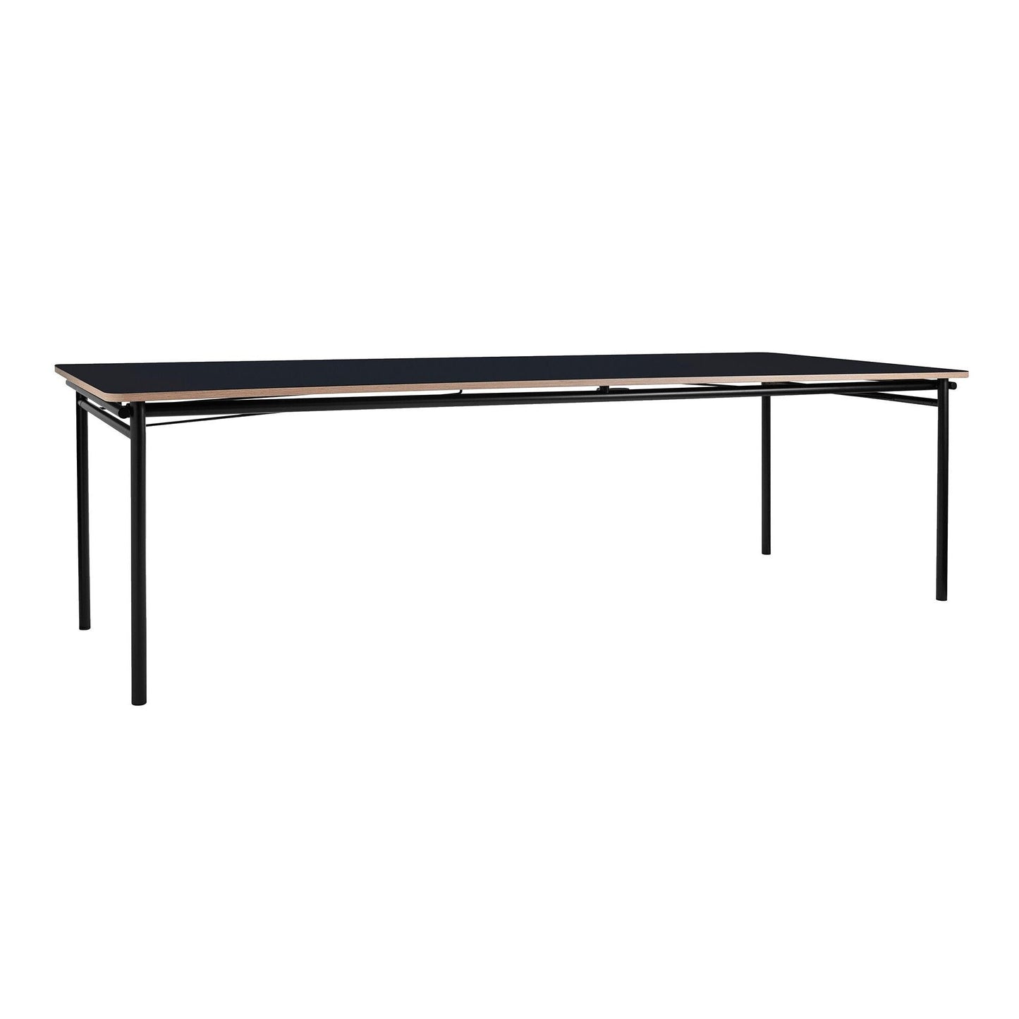 Taffel Esstisch ausziehbar 250x90x74cm Schwarz
