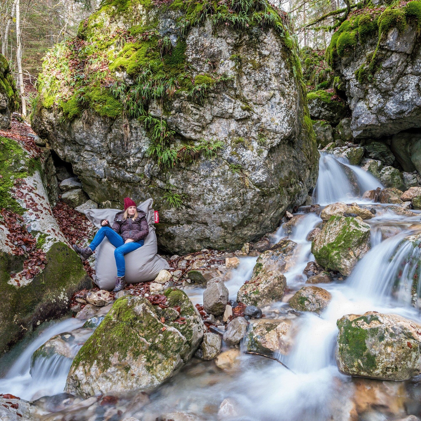 Original Outdoor Sitzsack Natur