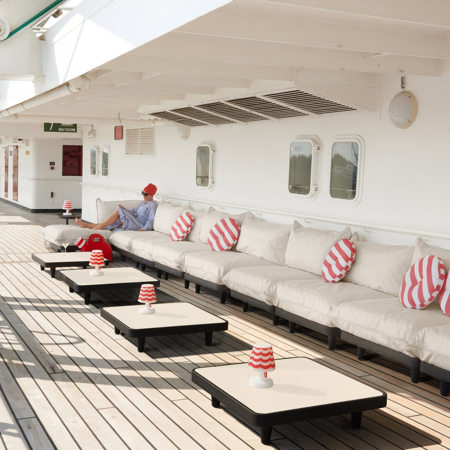 Paletti Garten Beistelltisch Anthrazit