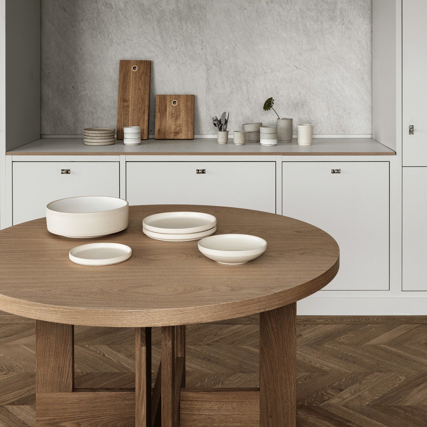 Farmhouse Esstisch rund