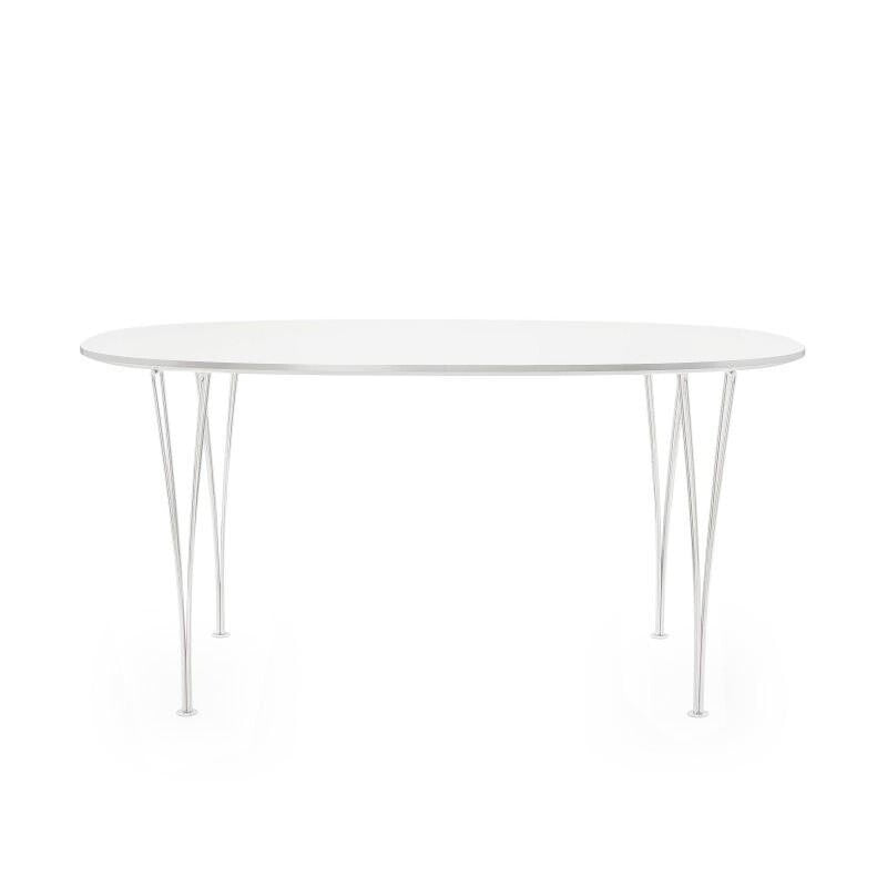 B613 Super-elliptischer Tisch 180x120x72cm Weiß