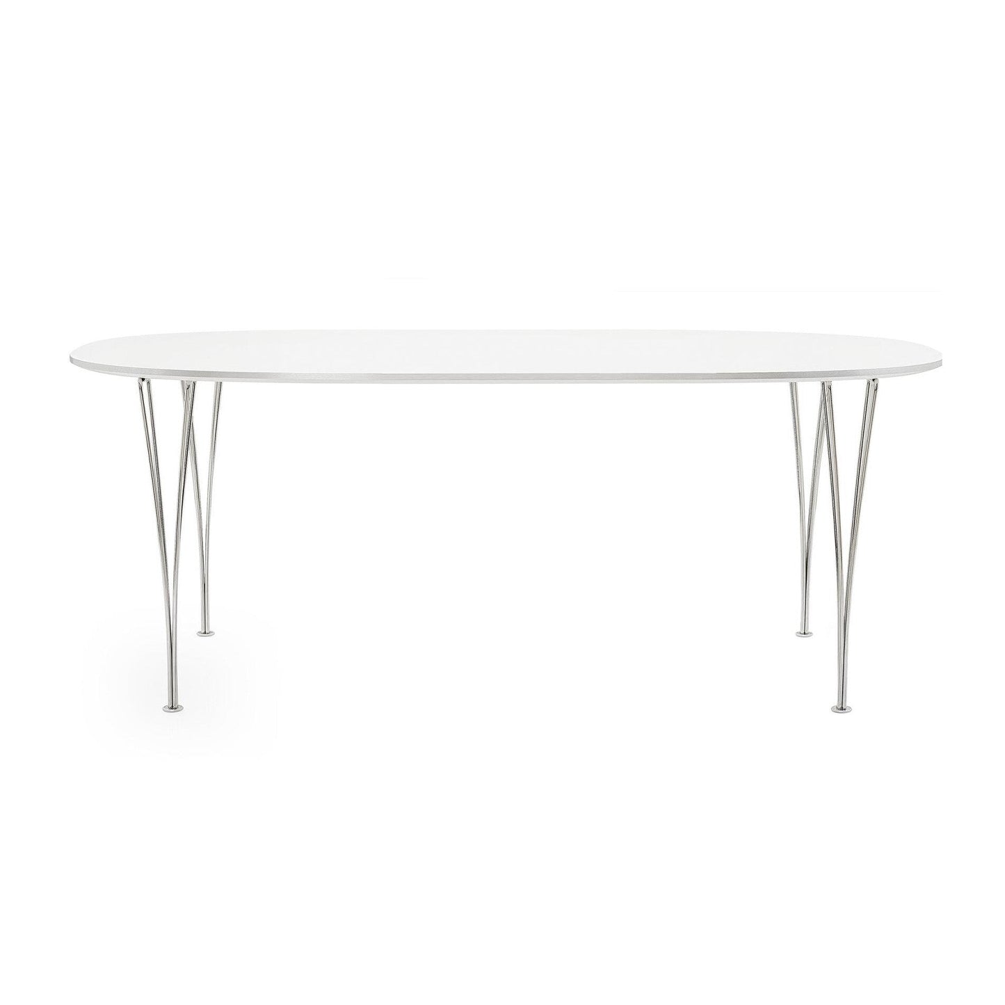 B614 Super-elliptischer Tisch 240x120x72cm Weiß