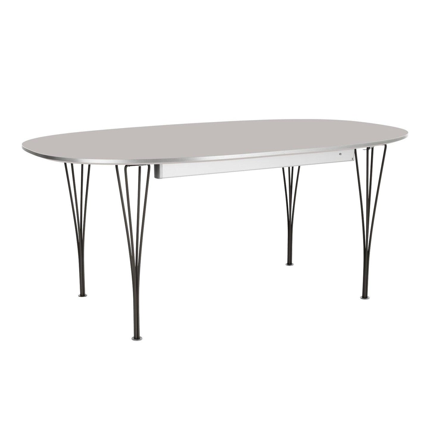 B619 Super-elliptischer Tisch Laminat ausziehbar