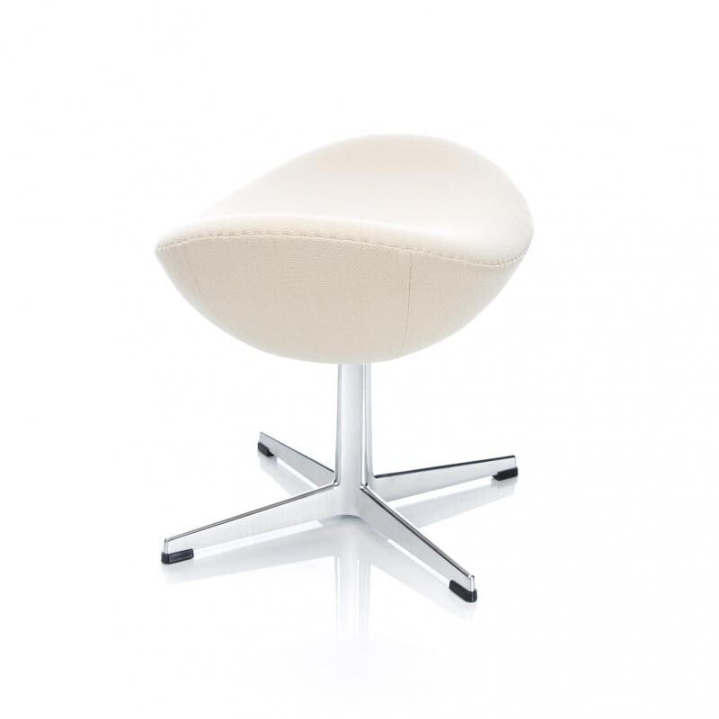 Egg/Das Ei™ Fußhocker Stoff Weiß