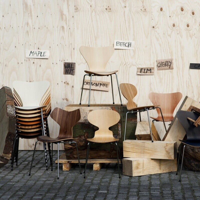 Serie 7™ Stuhl Naturfurnier Natur