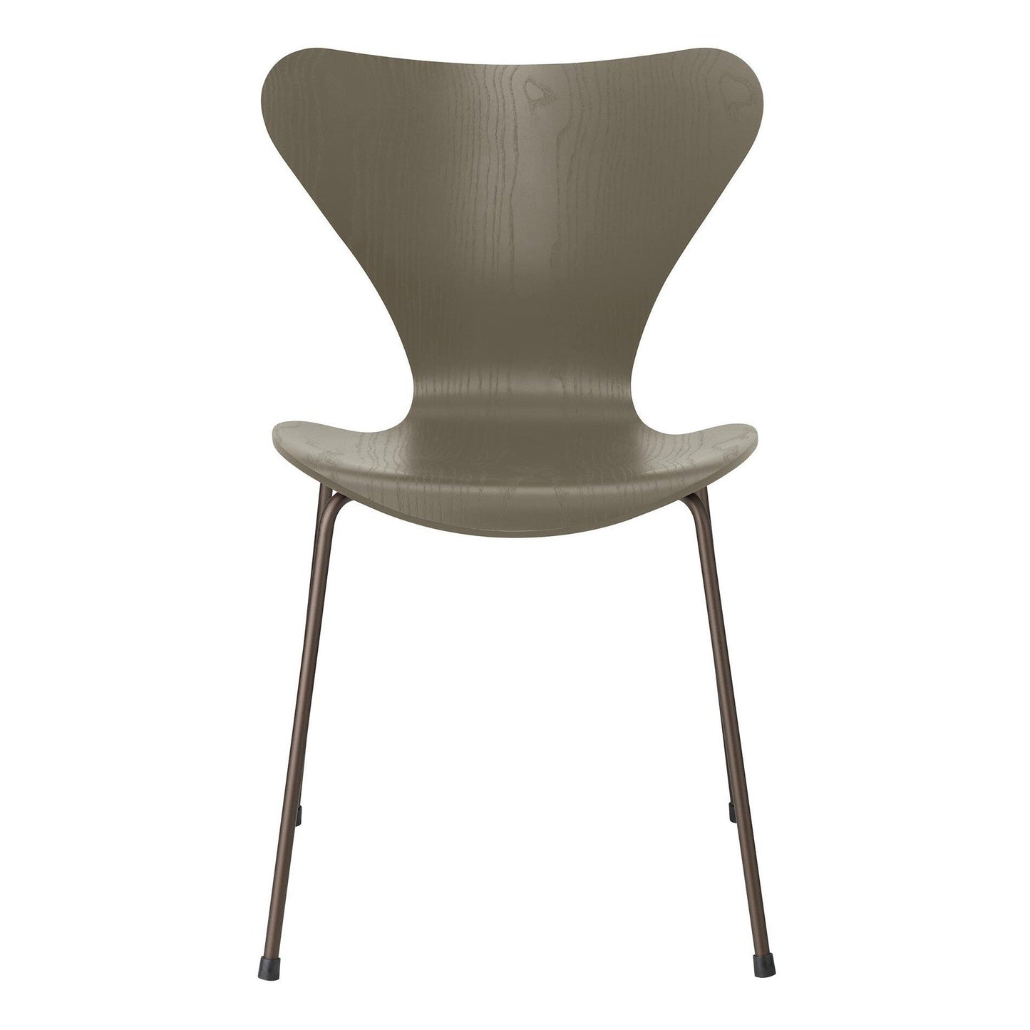 Serie 7™ Stuhl gefärbte Esche Braun Bronze Olivgrün