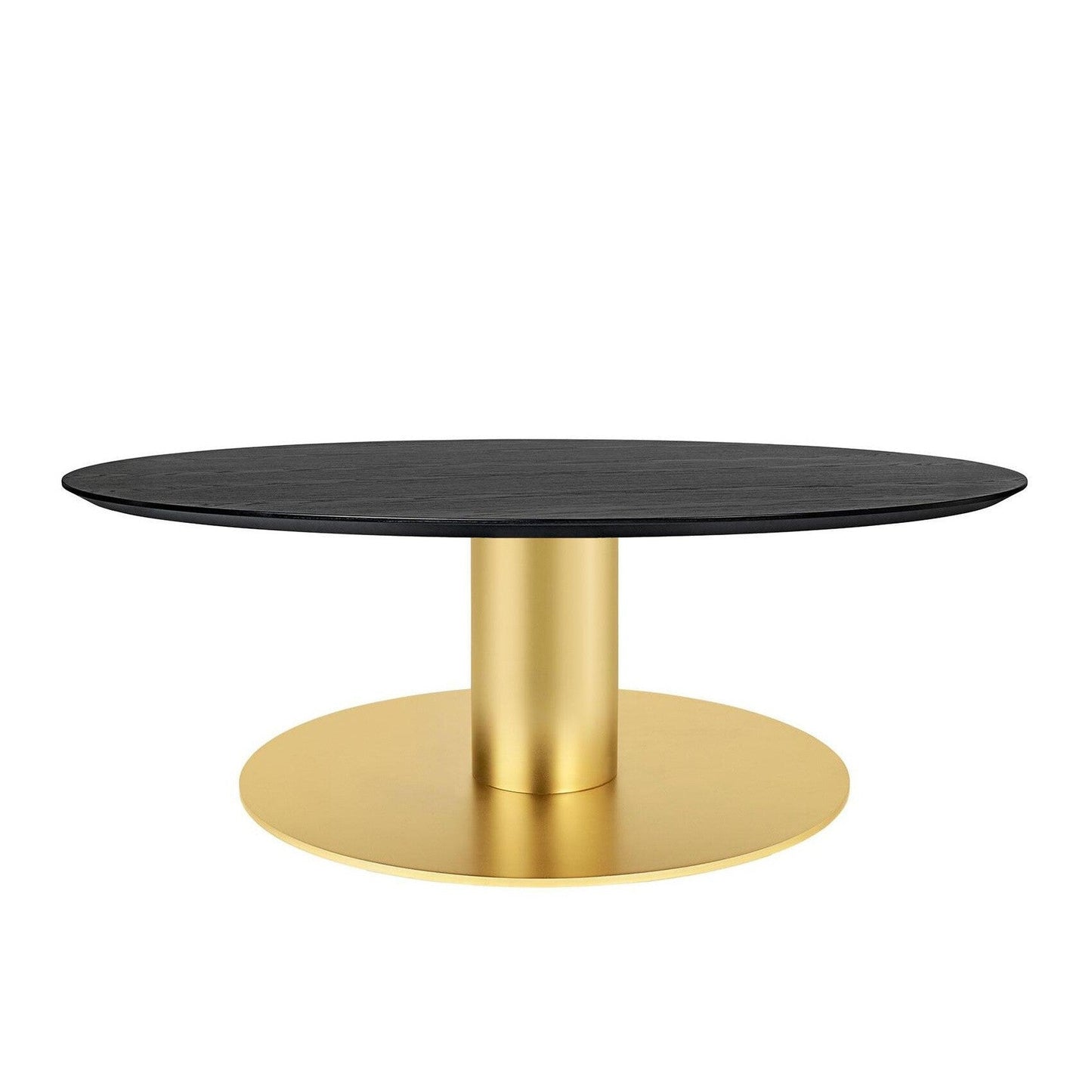 2.0 Coffee Table Gestell Messing Ø110cm Schwarz