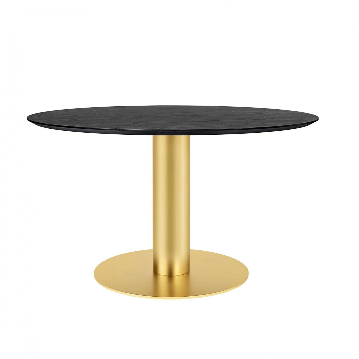 2.0 Dining Table Gestell Messing Ø130cm Schwarz