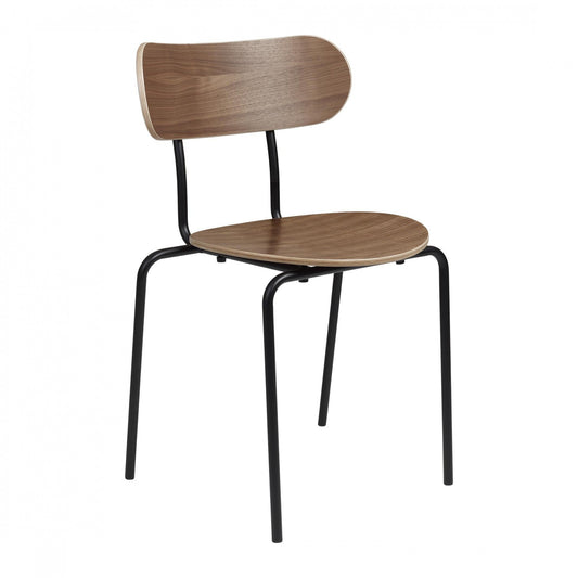 Coco Dining Chair stapelbar Schwarz