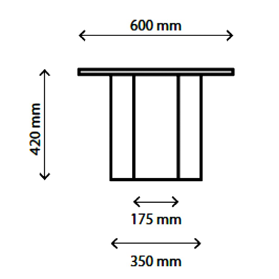 Epic Kaffeetisch Ø60cm Travertin Weiß