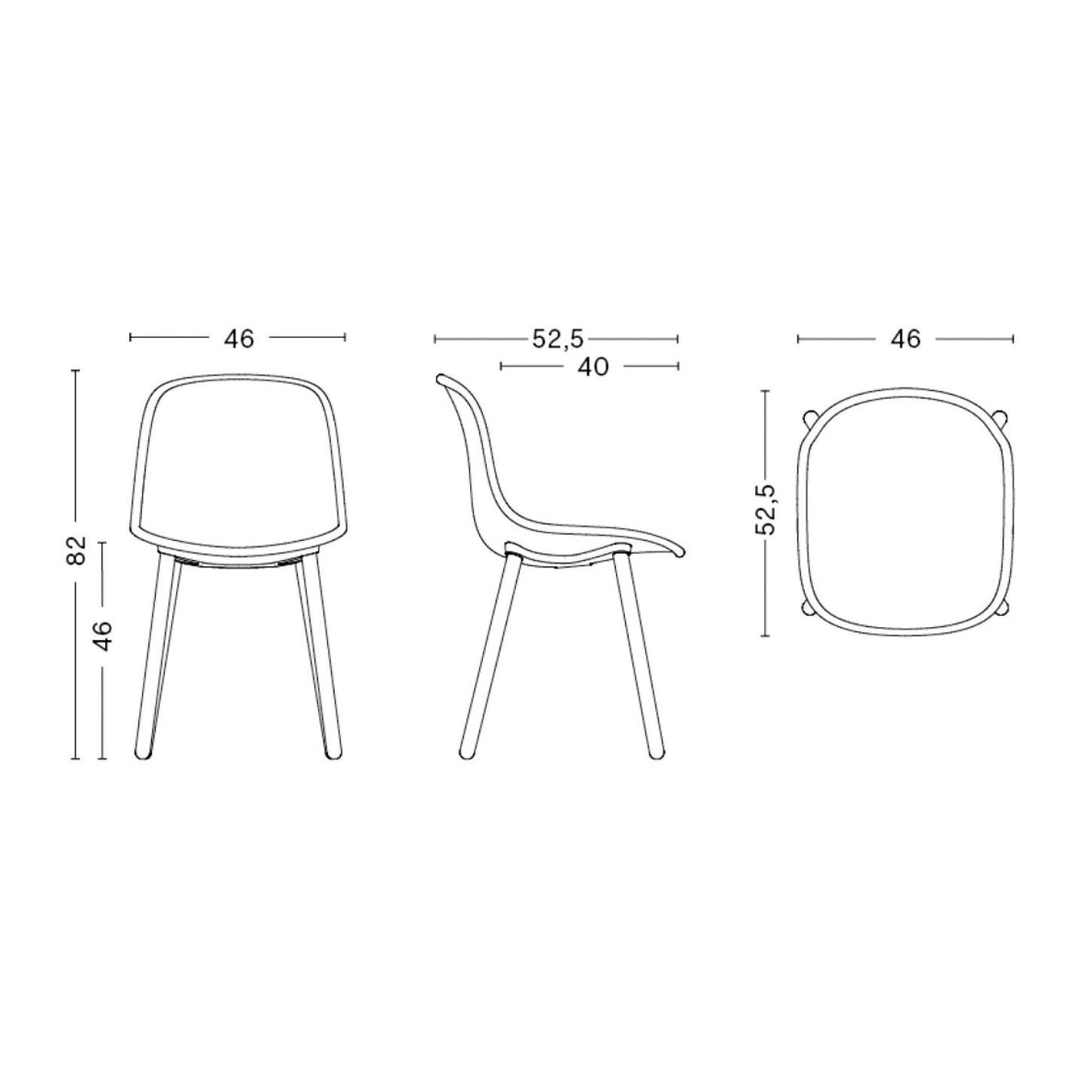 Neu 12 Stuhl Gestell Eiche wasserbasiert lackiert Weiß