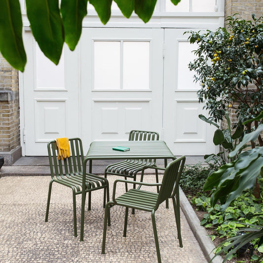 Palissade Gartentisch 82,5x90cm Anthrazit