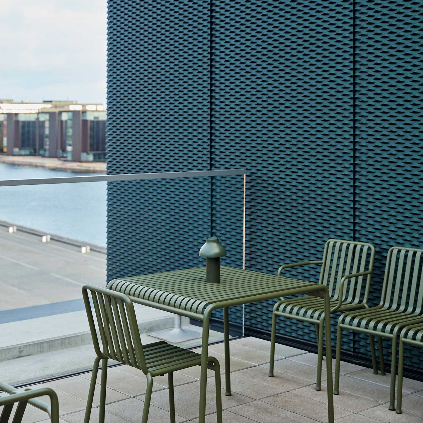 Palissade Gartentisch 82,5x90cm Anthrazit