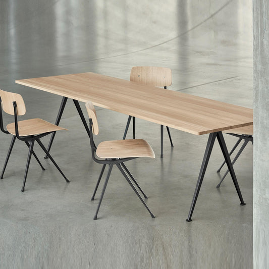 Pyramid 02 Tisch Gestell schwarz 250x85cm Schwarz