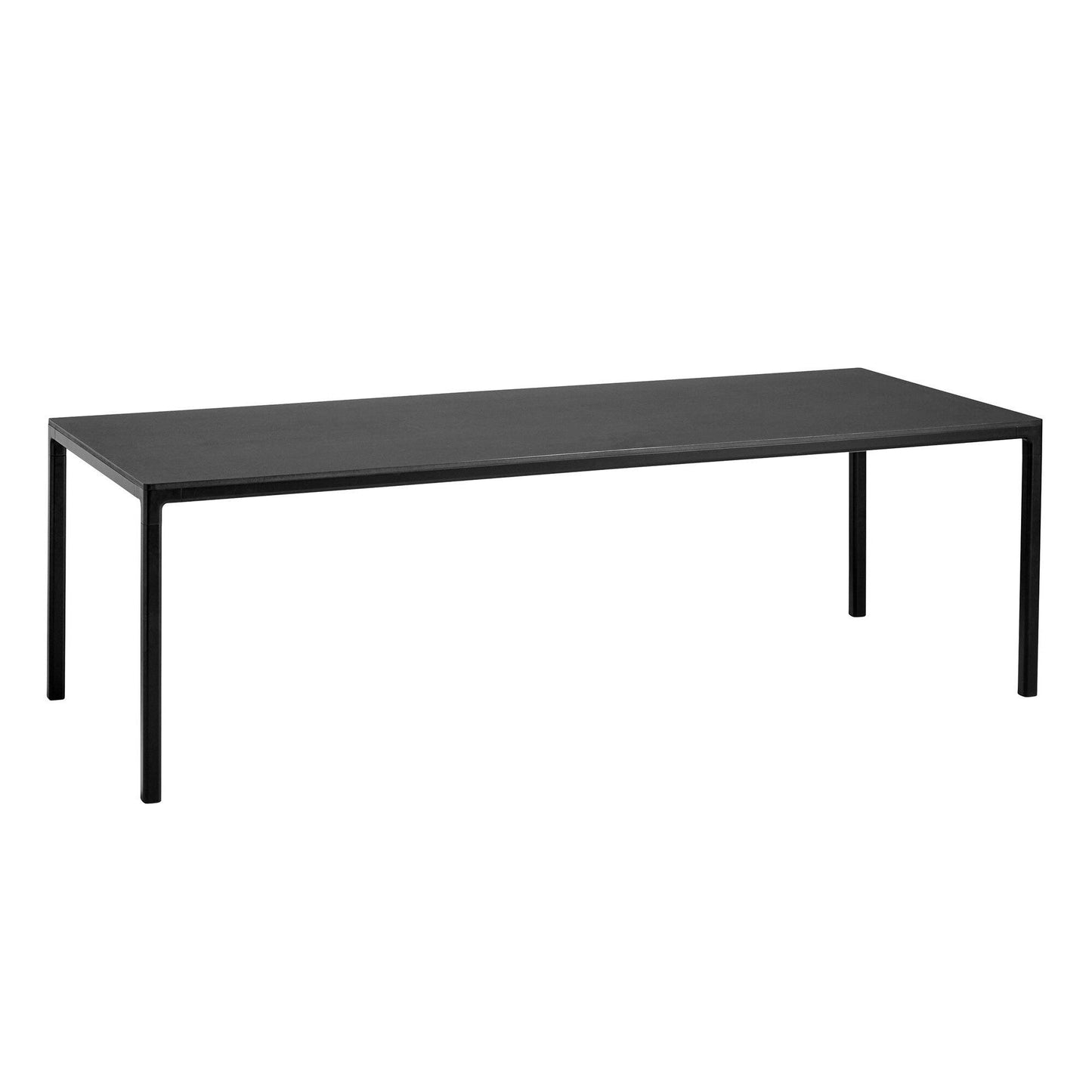T12 Konferenztisch Linoleum Schwarz