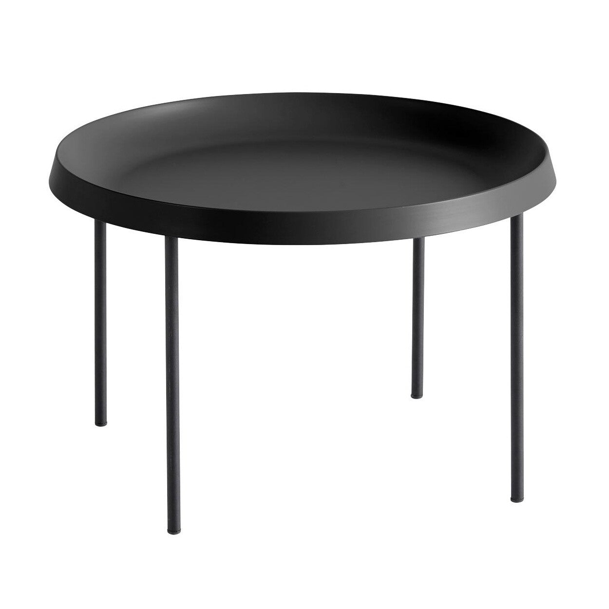 Tulou Couchtisch/Beistelltisch Ø 55cm Schwarz