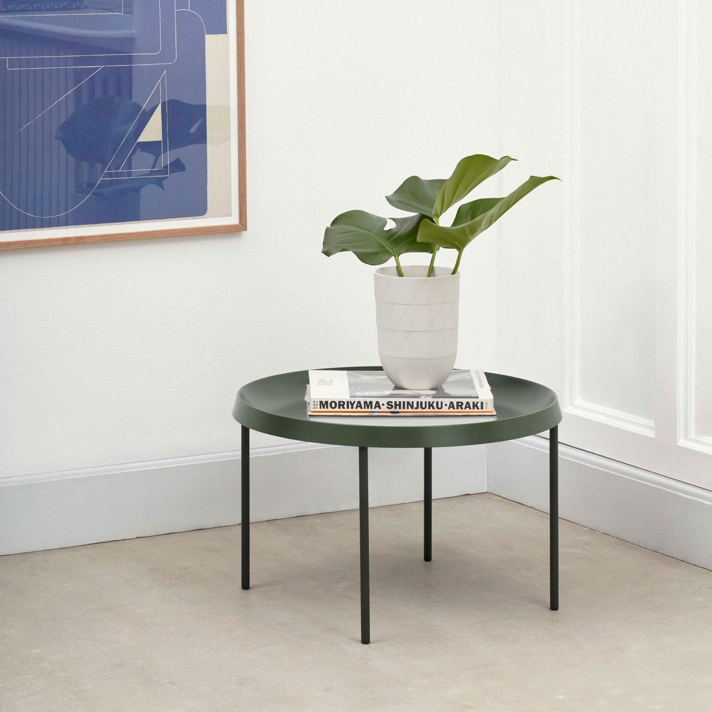 Tulou Couchtisch/Beistelltisch Ø 55cm Schwarz