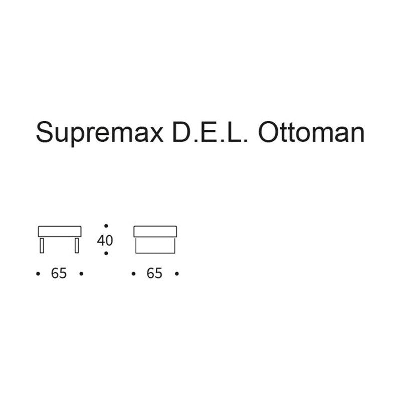 Supremax D.E.L. Fusshocker H 40cm