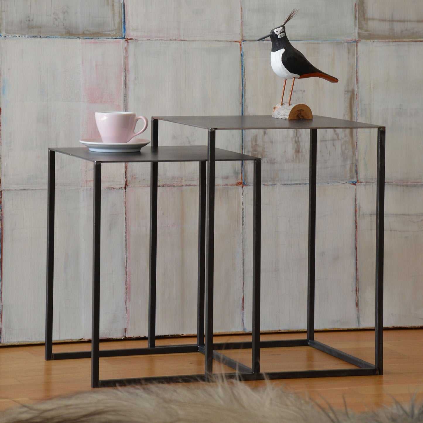 Pur Beistelltisch 2er Set Taupe