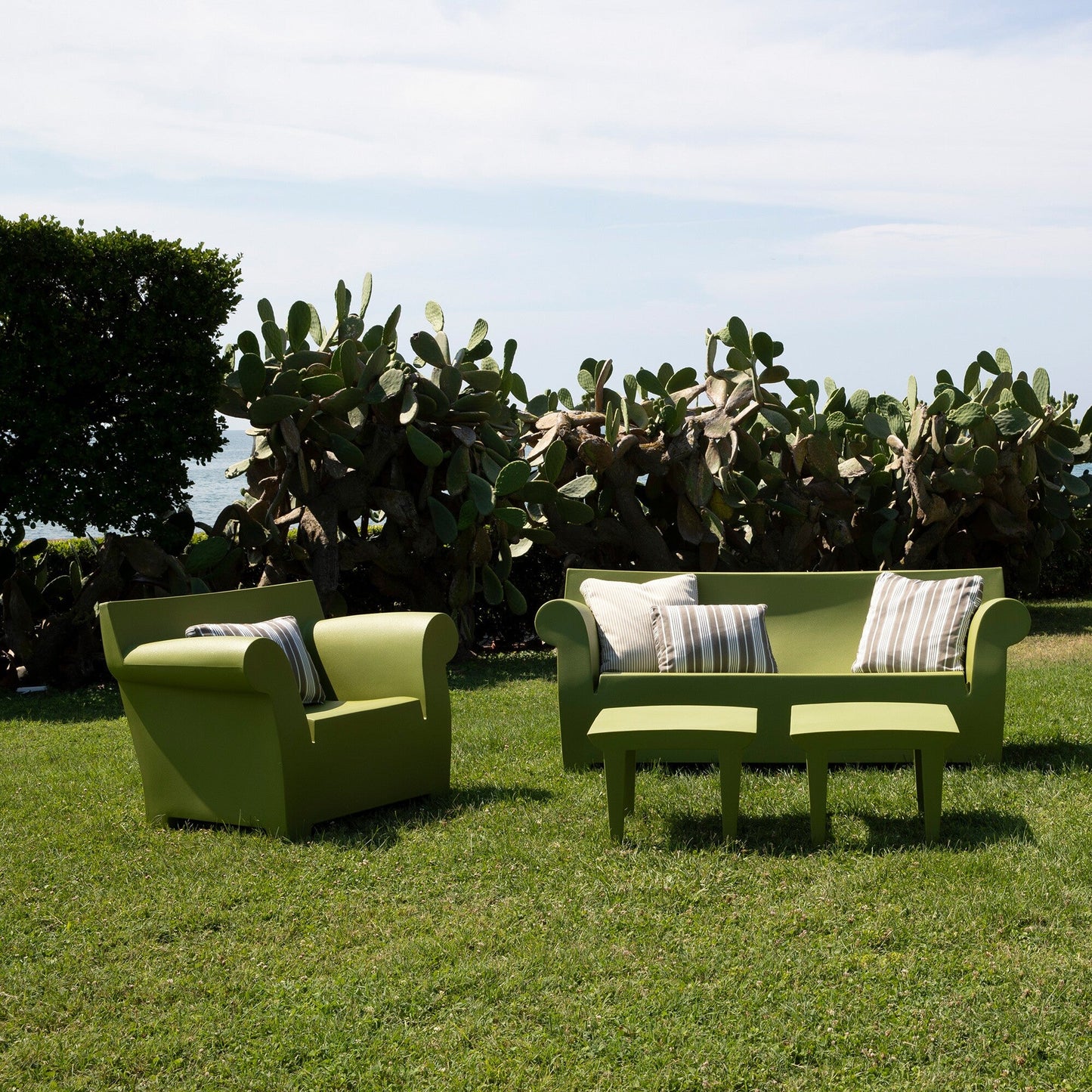 Bubble Club 2-Sitzer Outdoor Sofa Hellgrau