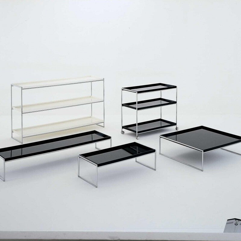 Trays Couchtisch 80x80cm Schwarz