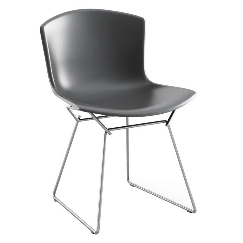 Bertoia Plastic Stuhl Gestell verchromt Schwarz