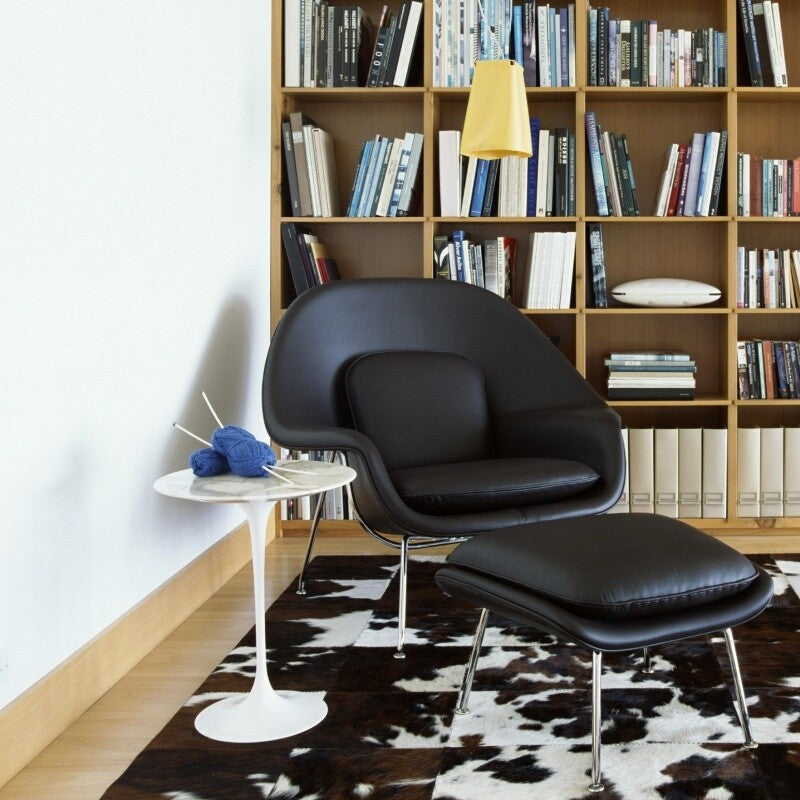 Saarinen Beistelltisch Ø 41cm Marmor Weiß