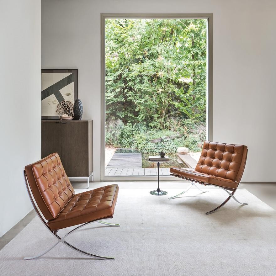 Saarinen Beistelltisch Ø 41cm Schwarz
