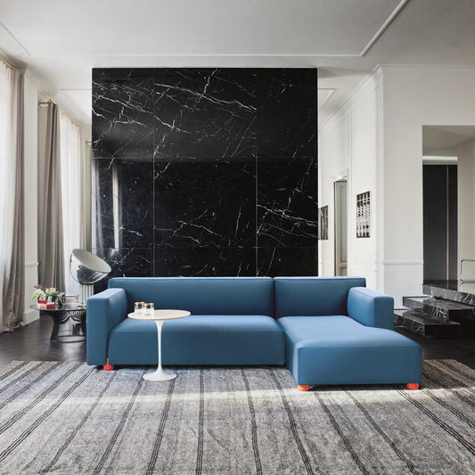 Saarinen Beistelltisch Ø 51cm Marmor Weiß