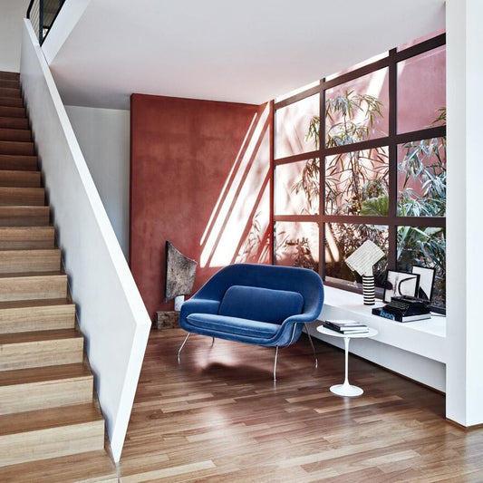 Saarinen Beistelltisch Ø 51cm Weiß