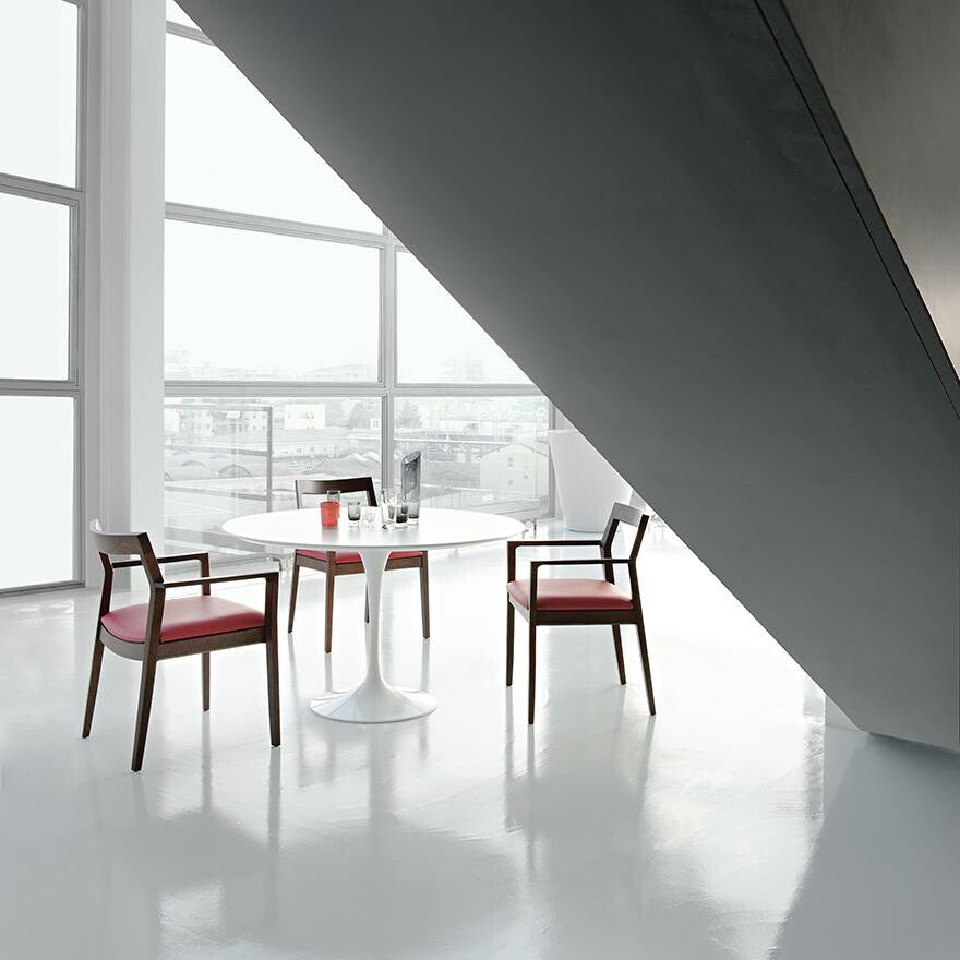 Saarinen Esstisch Ø152cm Weiß