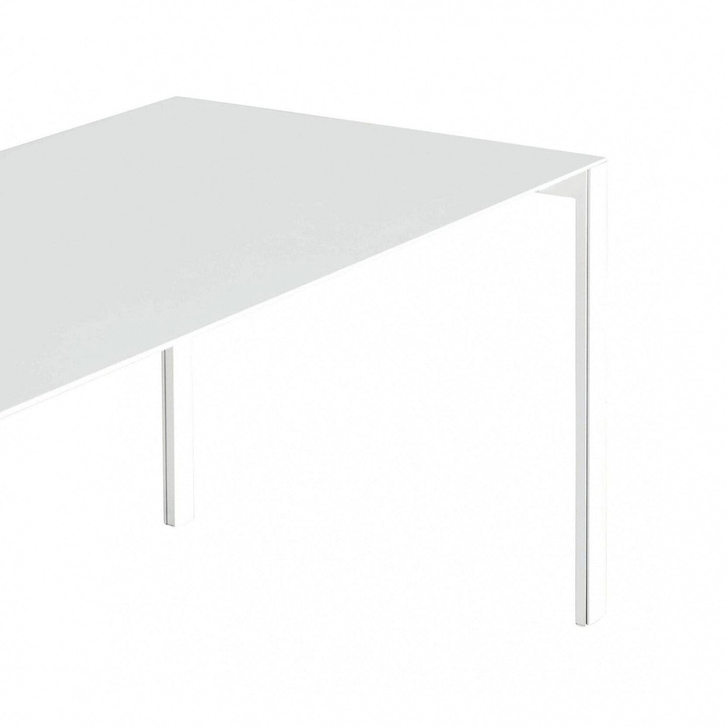 Thin-K Aluminium Tisch Ausziehbar Weiß