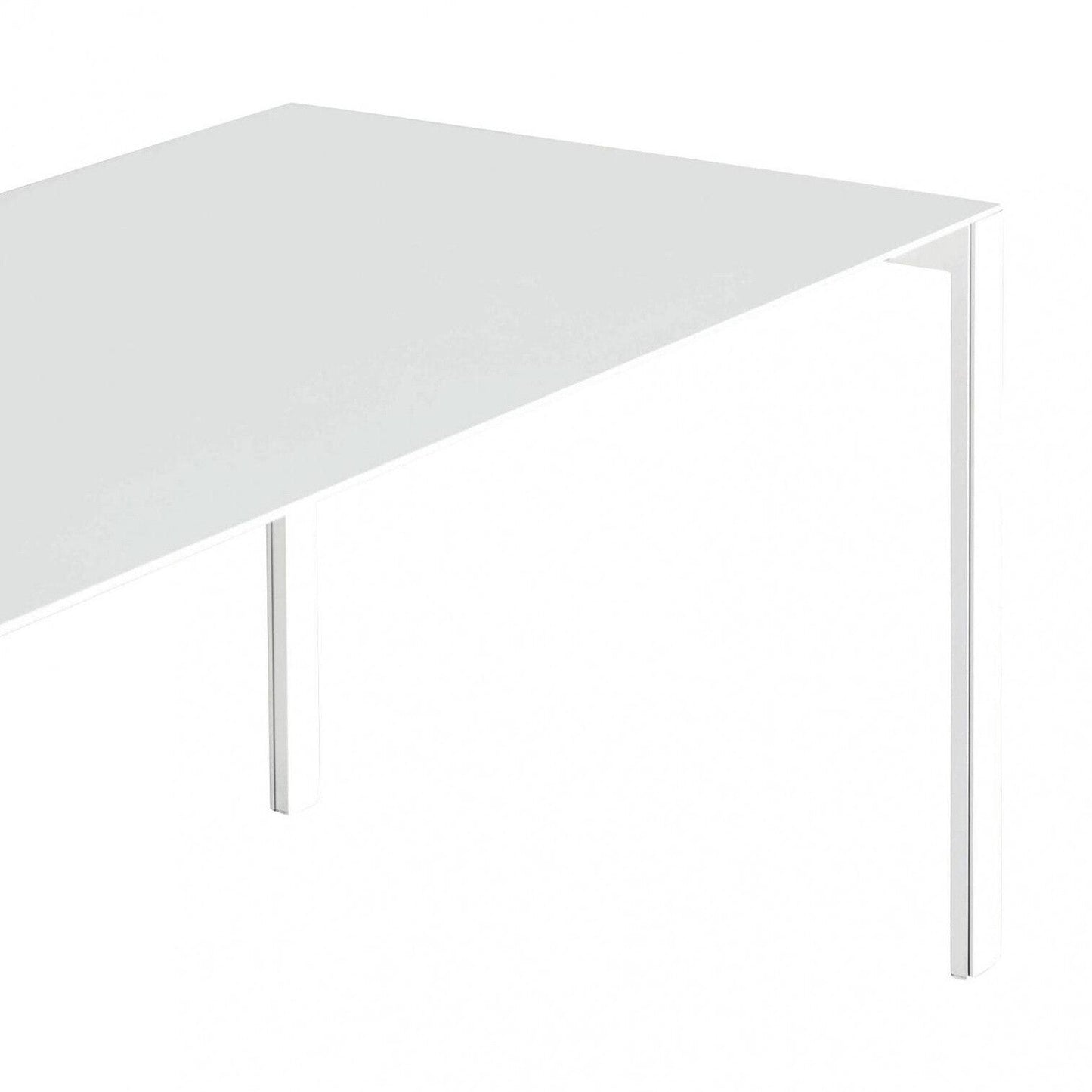 Thin-K Aluminium Tisch Ausziehbar Weiß