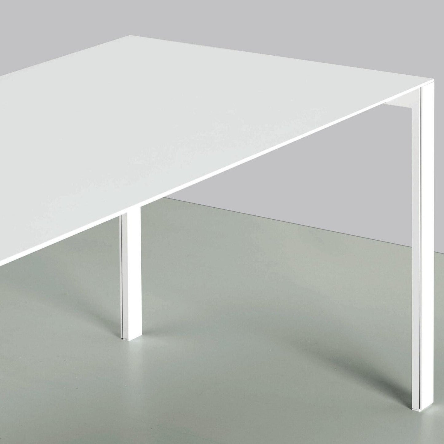 Thin-K Aluminium Tisch Weiß
